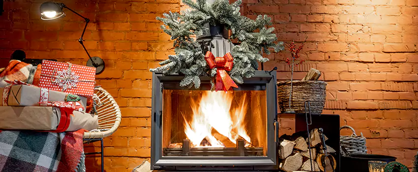 Travis Industries Linear Gas Fireplace Installation in Duncanville, Texas