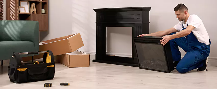 Old Rusted Metal Fireplace Repair And Replacement in Duncanville, TX